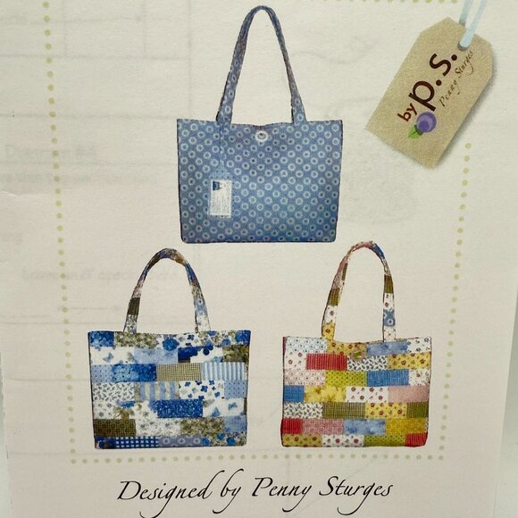 Quilts Illustrated Weekender Tote Pattern PS009 By Penny Sturges - Picture 2 of 6